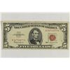 Image 1 : 1963 $5 US RED SEAL NOTE