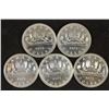 Image 1 : 5-1972 CANADA SILVER (PF LIKE) DOLLARS