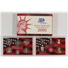 Image 1 : 2001 US SILVER PROOF SET (WITH BOX)