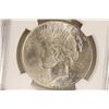 Image 1 : 1922 PEACE SILVER DOLLAR NGC MS63