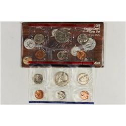 1985 US MINT SET (UNC) P/D (WITH ENVELOPE)