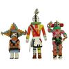 Image 1 : 3 Kachina Carvings