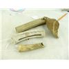 Image 2 : 3 Carved Bone Items