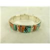 Image 2 : Navajo Inlay Bracelet - Calvin Begay