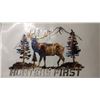 Image 1 : “Hunters First”      Decorative Metal Wall Art   (35x22)