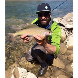Sensational Athabasca River 2 Day Guided Fly Fishing Float Trip for Two