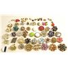 Image 1 : LOT OF VINTAGE COSTUME JEWELRY EARRINGS