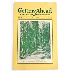 1927 VINTAGE GETTING AHEAD FINANCIAL GUIDE BOOKLET