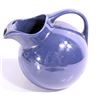 Image 1 : VINTAGE BLUE CALA ART POTTERY WATER PITCHER
