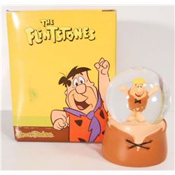 BRAND NEW THE FLINTSTONES BARNEY SNOW GLOBE FIGURINE