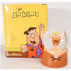 BRAND NEW THE FLINTSTONES BARNEY SNOW GLOBE FIGURINE