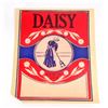 Image 1 : VINTAGE DAISY BROOM HANDLE ADVERTISING LABEL