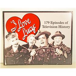 I LOVE LUCY METAL SIGN