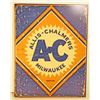 Image 1 : ALLIS - CHALMERS ADVERTISING METAL SIGN