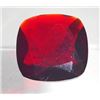 Image 1 : 14.5 CT RED GARNET - CUSHION CUT