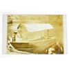 Image 1 : VINTAGE RPPC REAL PHOTO POSTCARD OF AN ON-BOARD GAS BOAT
