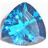 Image 1 : 18.5 CT TRILLION CUT DARK BLUE QUARTZ