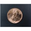 Image 1 : One Ounce .999 Fine Copper Bullion Round with St. Gaudens