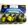 Image 1 : Five (5) Count pack of 2.5" Grenade Shaped Firecrackers, Do Not Hold in Hand! all one money