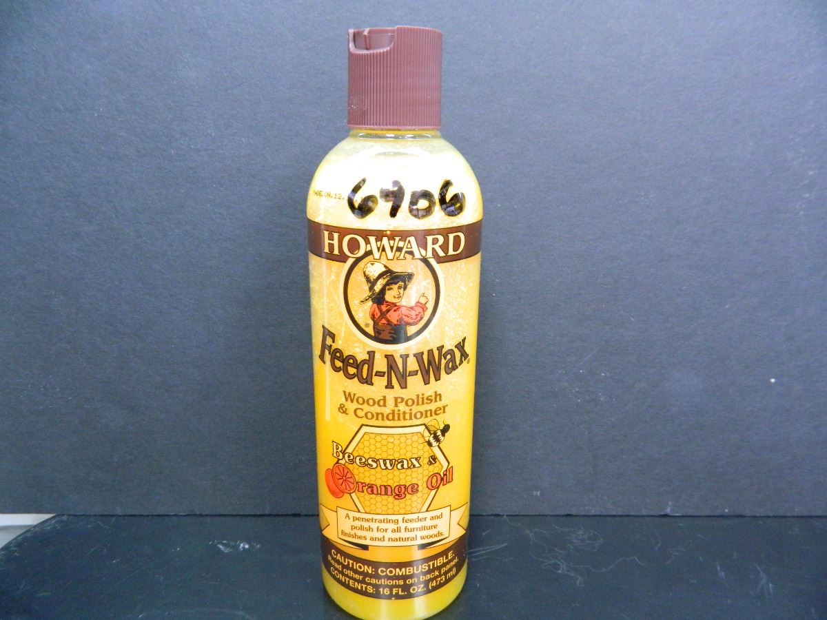 FeednWax by Howard, Wood Polish & Conditioner, PINT SIZE, Blend of