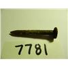 Image 1 : 2.5" 1912 Railroad Date Nail, Recessed "12"