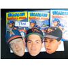 Image 1 : Three (3) 1990 Topps HEADS UP! Pin-ups incl. Craig Worthington, Gregg Olson & Jim Abbott, All one $