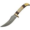 Image 1 : Damascus Bone Handle Skinner, DM1159BO, NEW IN BOX