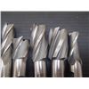 Image 2 : Misc Sized, 3/4" Shank HSS End Mills, 8 Total