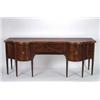 Image 1 : AN AMERICAN FEDERAL STYLE MAHOGANY, SIDEBOARD, the reverse, break-front formed top above a ce...