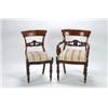 Image 1 : A SET OF SIX WILLIAM IV MAHOGANY DINING CHAIRS, comprising of two armchairs and four side chairs,...