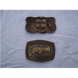 Cenex Oil & Tranamerica Delaval Fuel Systems Belt Buckles