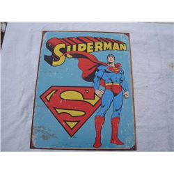 Metal Superman Sign