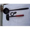 Image 1 : Cast Iron Dipper & Cast Peller Tool