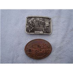 Mack Truck & Case Equipment Belt Buckles