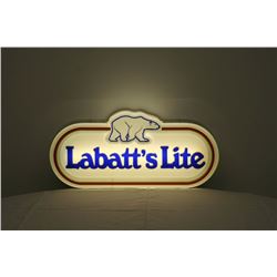 Labatt Lite Lighted Sign - Bodnarus Auctioneering