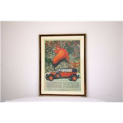 Lincoln Motor Company Framed Piece