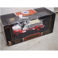 1938 Ford Fire Engine (24K Gold Plated Coin, 1/24 Scale)