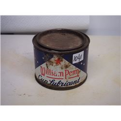 One Pound Tin of William Penn, North Star, Lubricant
