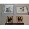 Image 1 : Glen Scrimshaw Framed Pieces (2) (Sudden Intruder, And Morgan), With Extra Wall Pieces