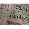 Image 3 : Lot Of Misc. License Plates (Ont, NB, Alta, Sask) (Various Sizes) (9)