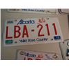 Image 4 : Lot Of Misc. License Plates (Ont, NB, Alta, Sask) (Various Sizes) (9)