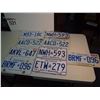 Image 1 : Lot Of Ontario License Plates (Various Years) (9)