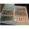 Image 1 : Lot Of Saskatchewan License Plates (1972-1973) (6)