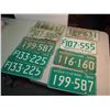 Image 1 : Lot Of Saskatchewan License Plates (1968-1969) (9)
