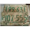 Image 5 : Lot Of Saskatchewan License Plates (1968-1969) (9)