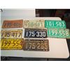 Image 1 : Lot Of Saskatchewan License Plates (1960-1967) (Diamond Jubilee, Centennial) (8)
