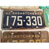 Image 5 : Lot Of Saskatchewan License Plates (1960-1967) (Diamond Jubilee, Centennial) (8)