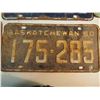 Image 6 : Lot Of Saskatchewan License Plates (1960-1967) (Diamond Jubilee, Centennial) (8)
