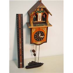 Small German Wooden Cuckoo Clock