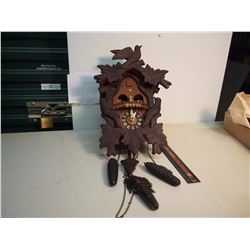 German Complete Wooden Cuckoo Clock